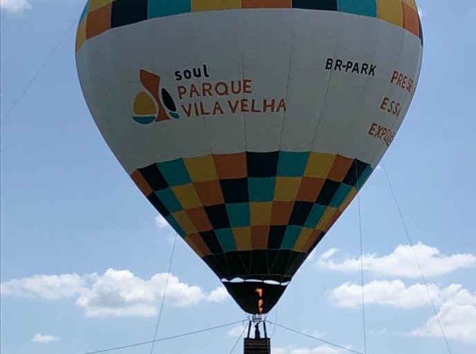 Panorama visto do balão - Júlio Zaruch | Turismo e Gastronomia